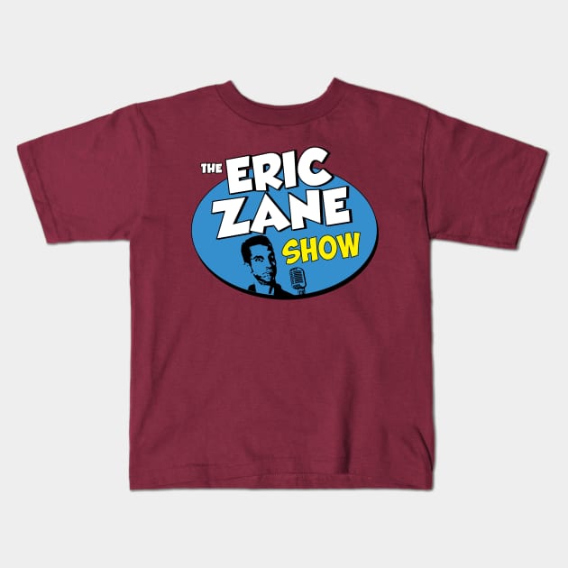 Logo design Kids T-Shirt by The Eric Zane Show Podcast